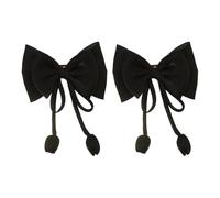 Zxfdsfdbnm 2Pcs Curtain Tieback Sweet Bows Window Curtain Bind Holdback Buckles Clips Drapery Holders Decorative Curtains Holdbacks Tiebacks for Drapes