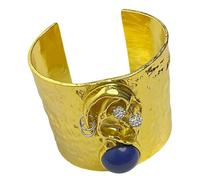Zxfdsfdbnm 3D Face Features Statement Cuff Wide Adjustable Hand Jewelry Modern Minimalist Wide Cuff Vintage Countenance Feature