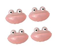 Zxfdsfdbnm 4Pieces Frogs Design Drinking Water Bowl Feeder for Small Pet Reptiles with Suction Cup Designs Terrariums Decors Treefrog Habitats Water Bowl