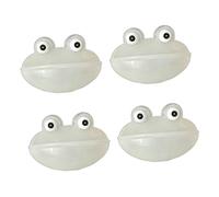 Zxfdsfdbnm 4Pieces Frogs Design Drinking Water Bowl Feeder for Small Pet Reptiles with Suction Cup Designs Terrariums Decors Treefrog Habitats Water Bowl