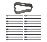 Zxfdsfdbnm 50/40/30/20/10pcs Pen Nibs Tips And Clips For Pen 133 Pen Standard Pen Tip Replacement Accessories