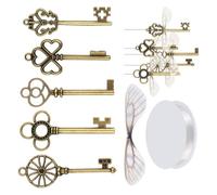 Zxfdsfdbnm 50 Pieces Alloy Dragonflies Pendants Charm Ideal for Personalize Jewelry Creation Antique Bronze Holder