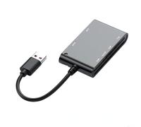 Zxfdsfdbnm 6 In 1 USB Militarys Smartests Card Reader For CACs SDTF M2ID IC PIVs Card For Multiple