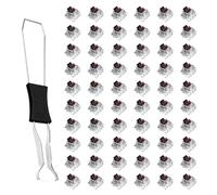 Zxfdsfdbnm 60Pcs 3Pin Tactiles Mechanical Keyboards Switches Pack with Double Head Keycap Remover Keyboards Switches Tester