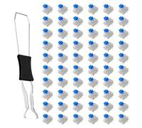 Zxfdsfdbnm 60Pcs 3Pin Tactiles Mechanical Keyboards Switches Pack with Double Head Keycap Remover Keyboards Switches Tester