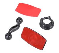 Zxfdsfdbnm Adhesive Base Phone Mount with 17mm Ball Joint Adapter, A