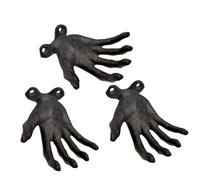 Zxfdsfdbnm Antiqued Distressed Finish Resin Witch Hand Wall Mounted Hook for Haunting House Halloween Themed Interior Decoration Scary Hand Wall Hook