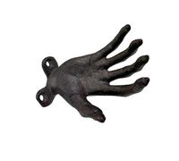 Zxfdsfdbnm Antiqued Distressed Finish Resin Witch Hand Wall Mounted Hook for Haunting House Halloween Themed Interior Decoration Scary Hand Wall Hook