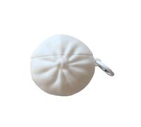 Zxfdsfdbnm Cartoon Steamed Stuffed Bread Protective Cover for Professional 2 Silicone Charging Box Case with Hanging Hook Creative Protective Case