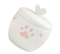 Zxfdsfdbnm Ceramics Pet Urn Dog Ashes Memorial Keepsakes Pet Coffins Boxes Suitable for Home or Garden Display Cats Paws Urn Ashes Funerary