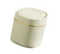 Zxfdsfdbnm Desktop Press Lid Trash Can with Touch Open Design for Desks and Compact Spaces Makeup Can