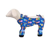 Zxfdsfdbnm Dog Full Coverage Leg Protecting Lovely Print Dustproof Pants Colorful Dog Protective Overalls for Daily Walks Lovely Pet Bodysuit