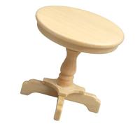 Zxfdsfdbnm Dollhouses Decoration Accessories 1:12 Scale Dollhouses Miniature Furniture Vintage Minis Wooden Round Side Table Gifts