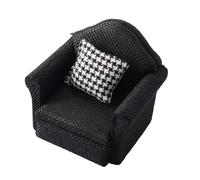 Zxfdsfdbnm Dollhouses Linen Plush Miniature Single Sofa Model Function for Toyhouse Accessories Multifunctional Dollhouses Sofa Jewelry Storage