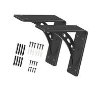 Zxfdsfdbnm Duty Triangle Bracket Space Saving Wall Bracket for Wall Mounted Desk TVs Shelf with Strong Load Capacity Rustproof Metal Parenthesis