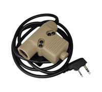 Zxfdsfdbnm Fast Response Button with U94 Interfaces for Immediate Use on Two Way Radios in Cycling & Mountaineering Outdoor