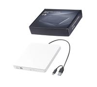 Zxfdsfdbnm Fast Speed USB External Disc Writer for Electronic Devices Setup Complimentary Function Works with Many Gadgets Multi Format Disc Player