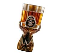 Zxfdsfdbnm Grim Reapers Whiskeys Holder Set, Skull Glasses Set Liquor Glass Stand Decorative Collectibles for Home Pub Decors Lover