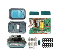Zxfdsfdbnm Home and Professional Repair 18V Highly Power Tool Set Equipped with Double Side LED Lighting for Precisions Tasks ABS PCB