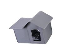 Zxfdsfdbnm House Shape Cats Shelter Ventilation Ensuring Comfort for Homeless Dog in Various Climates Secure Design Portable Foldable Pet Nest Easy Setup