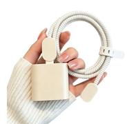 Zxfdsfdbnm Multifunctional 20W Chargers Protector Elegant Silicone Charging Adapter Cover Set with Integrated Cable Wrap Guard Set Phone Adapter Defender
