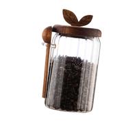 Zxfdsfdbnm Multifunctional Glass Storage Jar Including Spoon High Borosilicate Glass Sealed Seal for Kitchen Pantries Home Offices Use Food Preservation Jar