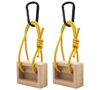 Zxfdsfdbnm Multipurpose Wood Fingerboard for Indoor Climbing Practice and Strength Development with Comfortable Natural Finish Wood Finger Strength Trainer