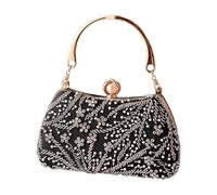 Zxfdsfdbnm Pearl-Embellished Clutch Purse with Detachable Chain | Women ' s Crossbody & Shoulder Bag for Evening Wedding