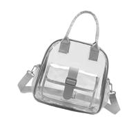 Zxfdsfdbnm Practical Translucent Shoulder Bag for Work and Play Adjustable Length and Strong Structure Clear Crossbody Bag