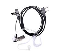 Zxfdsfdbnm Professional Communication Earpiece with Air Transmission Tube Tall Resistance Safe Mounting for Busy Workplaces Permanent ABS Metal Radio Headphones