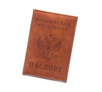Zxfdsfdbnm PU Leather Travel Passports Case Folder Cover Document Holder Organizers with Card Holder and Antitheft Design Folder Cover