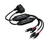 Zxfdsfdbnm PVC Auditory Extender Adapter Transmits Through Ethernet Cables Without External Power Supply PVC Sound Adapter