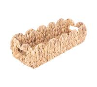 Zxfdsfdbnm Rattan Weaving Storage Box with Decorative Trim for Living Room Decoration Decorative Laundry Basket