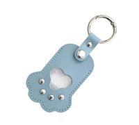 Zxfdsfdbnm Remembrances Keyring Bag Leather Pet Memorial Keychains Unique Paws Charm for Furs Keepsakes Creativity Furs Storage Container