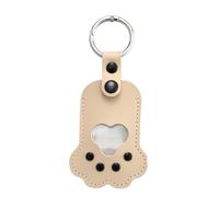 Zxfdsfdbnm Remembrances Keyring Bag Leather Pet Memorial Keychains Unique Paws Charm for Furs Keepsakes Creativity Furs Storage Container