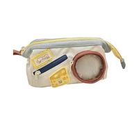 Zxfdsfdbnm Spacious Polyester Pencil Multi-Compartment Design School Office Stationery & Makeup Storage Bag Cartoon Pencil Bag Multi Compartment Polyester Case