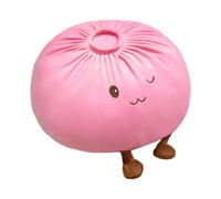 Zxfdsfdbnm Sweet Steamed Dumpling Stuffed Cushion Super Smooth Plush Toy Great for Relaxation and Decoration 28cm Round Comfort Plush Pillow