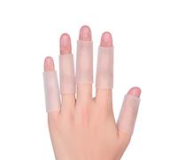 Zxfuture 20 PCS Gel Finger Sleeve Protectors, Trigger Finger Pain Silicone Finger Sleeve Cushions and Protects Provide Relief for Finger Cracking, Corns, Blisters, and Calluses Protect.