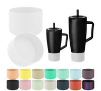 ZXFYE 2Pcs Protective Boot Compatible with Brumate Era 40 oz 30 oz Tumbler, Anti-Dent & Anti-Slip Silicone Bottom Cover Protector Sleeve Bumper Compatible with Brumate Era Tumbler with Handle