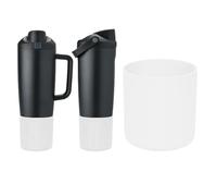ZXFYE Higher Boot Compatible with Owala 30oz 40oz FreeSip Sway Water Bottle & Tumbler, Anti Scratch & Anti Slip Large Silicone Protective Bottom Sleeve Cover for Owalaa Sway