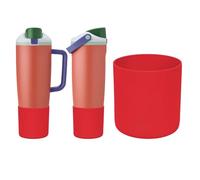 ZXFYE Higher Boot Compatible with Owala 30oz 40oz FreeSip Sway Water Bottle & Tumbler, Anti Scratch & Anti Slip Large Silicone Protective Bottom Sleeve Cover for Owalaa Sway