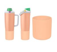 ZXFYE Higher Boot Compatible with Owala 30oz 40oz FreeSip Sway Water Bottle & Tumbler, Anti Scratch & Anti Slip Large Silicone Protective Bottom Sleeve Cover for Owalaa Sway