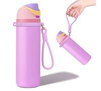 ZXFYE Water Bottle Strap Compatible with Owala Sway 30oz 40oz & Owala 24oz 32oz 40oz, Thicken Ergonomic Anti-Slip Silicone Water Bottle Shoulder Strap for Owalaa Sway Accessories
