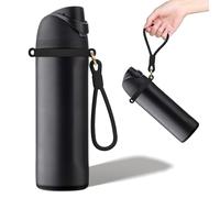ZXFYE Water Bottle Strap Compatible with Owala Sway 30oz 40oz & Owala 24oz 32oz 40oz, Thicken Ergonomic Anti-Slip Silicone Water Bottle Shoulder Strap for Owalaa Sway Accessories