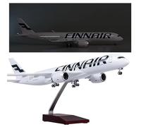 ZXGGASG 1:150 Finnair A350 Simulation Civil Aviation Aircraft Model Jet Airplane Plane Prototype Airlines Diecast With Wheels And Lights (Upgrade)