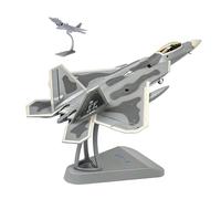 ZXGGASG 1:72 Usa AK F-22 Raptor Fighter Attack Pre-Build Model Aircraft Diecast Airplane Military Plane With Bracket Removable Landing Gear Bay Exquisite Detailing For Collectors