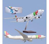 ZXGGASG 18.1” 1:135 Scale Airplane A330 Aircraft Model Jet Plane Collectibles Resin with wheels Diecast for Collection(A330)