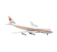 ZXGGASG 200 Scale for National Airlines B747-100 N77773 Diecasts Collectible Aircraft Model Metal Miniatures Planetoy Set