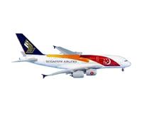 ZXGGASG 400 Scale for EW4388011 Singapore Airlines A380 9V-SKI Diecasts Aircraft Model Metal Miniatures plane Planetoy Set