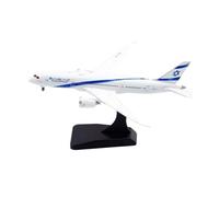 ZXGGASG 400 Scale Model Aircraft B787-8 4X-ERB For El Al Replica Diecast Horizontal Screen Kit Playkits